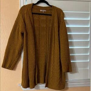 Super Soft Mustard Cardigan